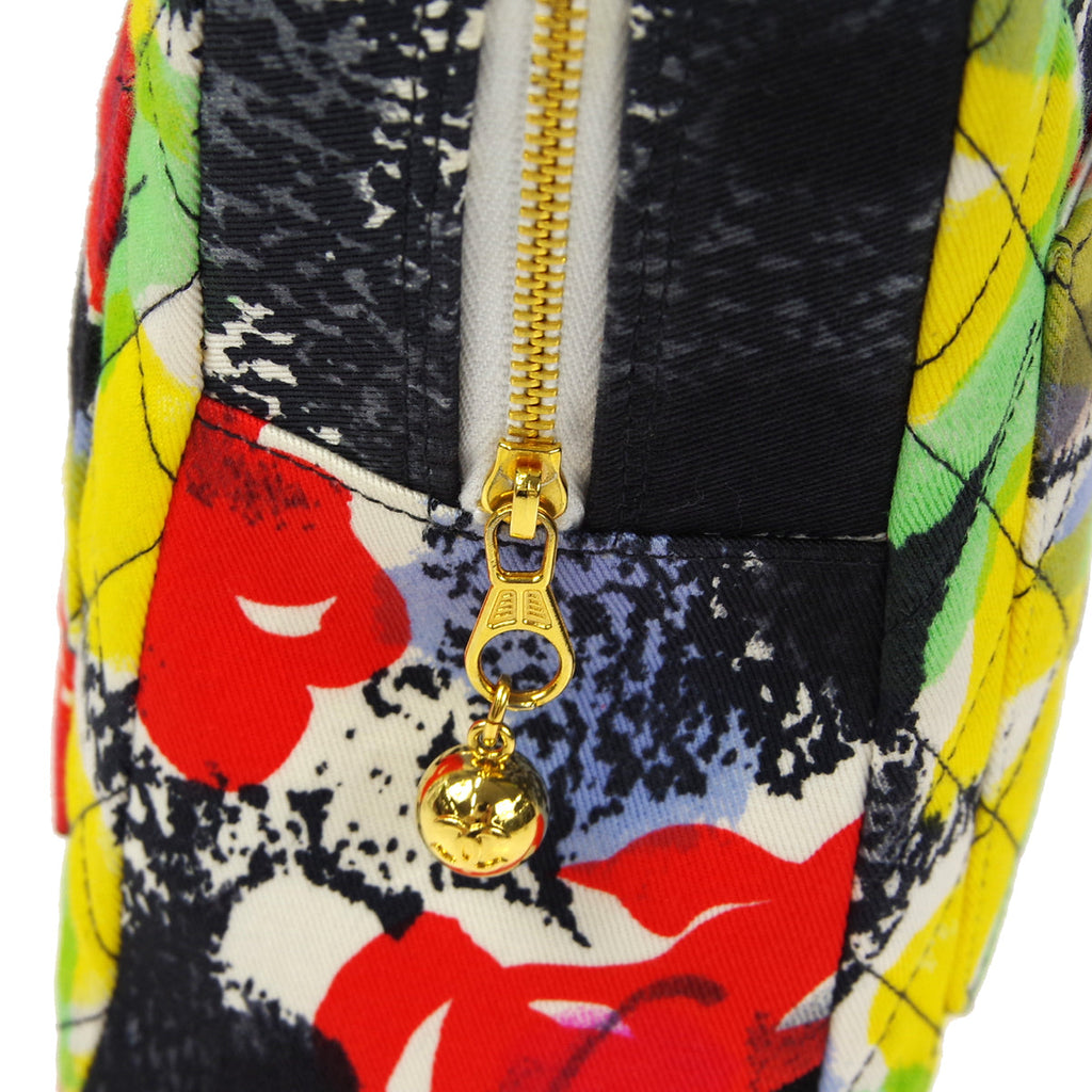 CHANEL 1997 watercolour floral printed Handbag