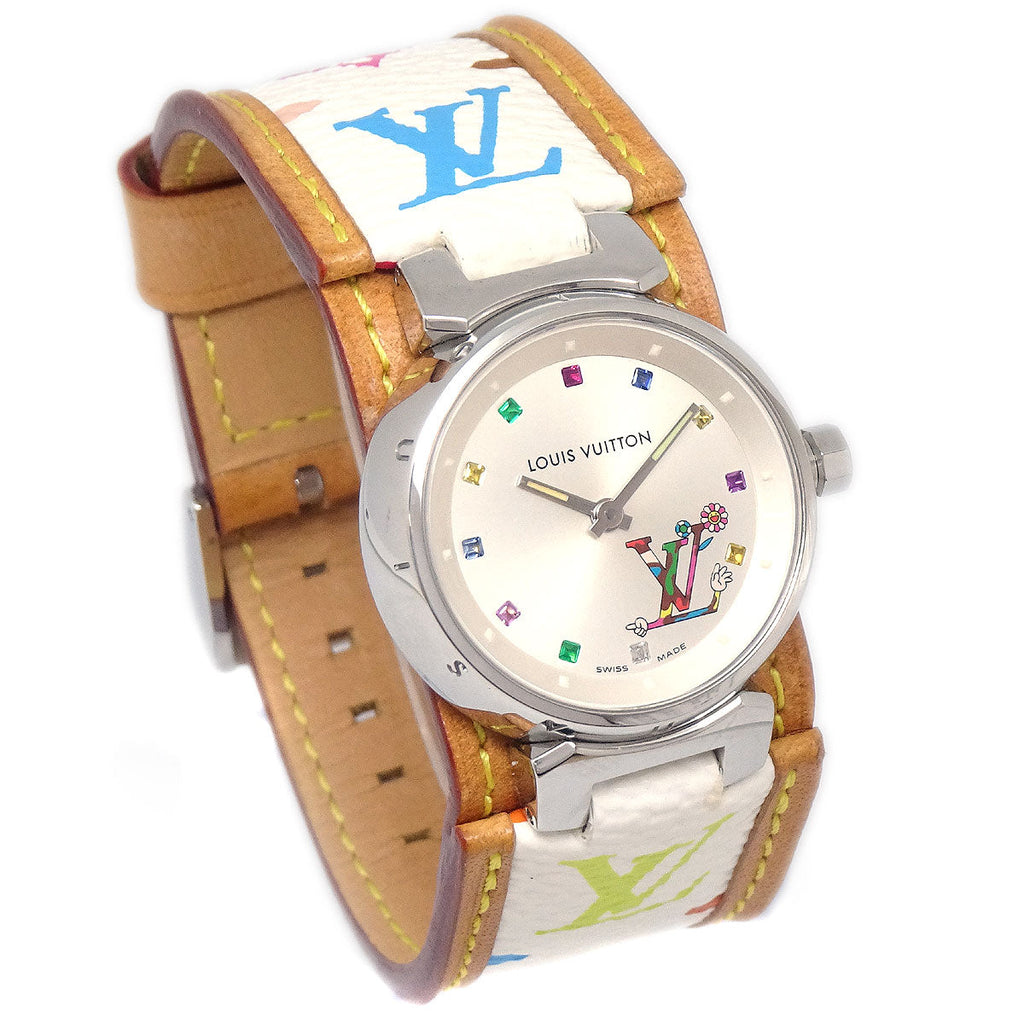 Louis Vuitton × Takashi Murakami Tambour Love Monogram Ref. Q12130