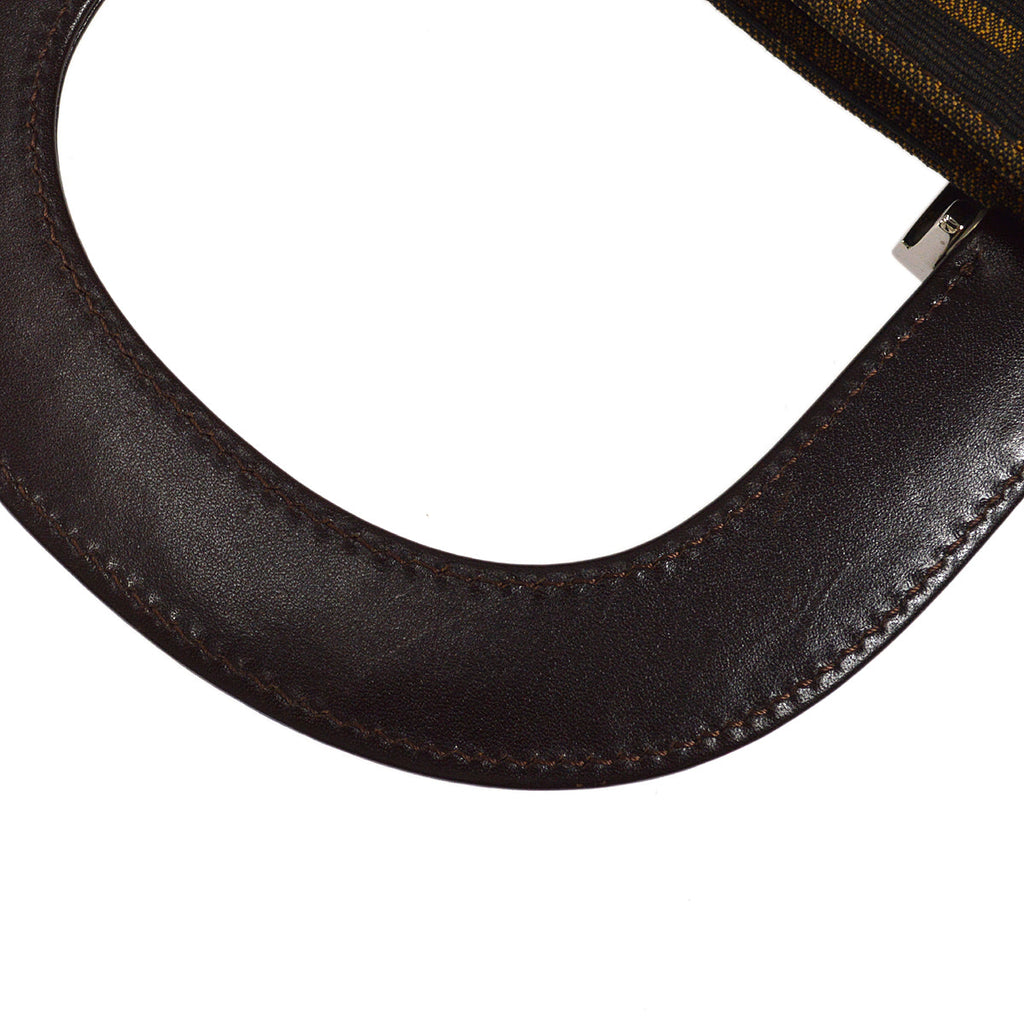 FENDI Zucca Tote Handbag Brown 96495