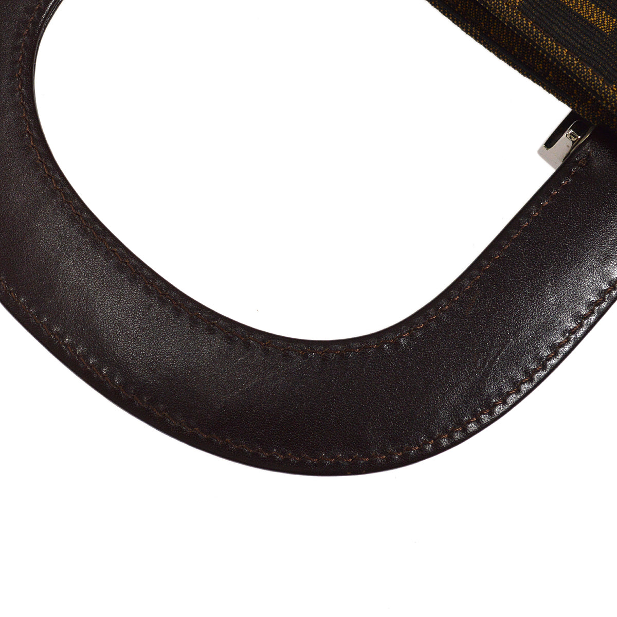 FENDI Zucca Tote Handbag Brown 96495