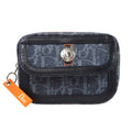 CHRISTIAN DIOR 2005 Flight Trotter Pouch Navy 77174