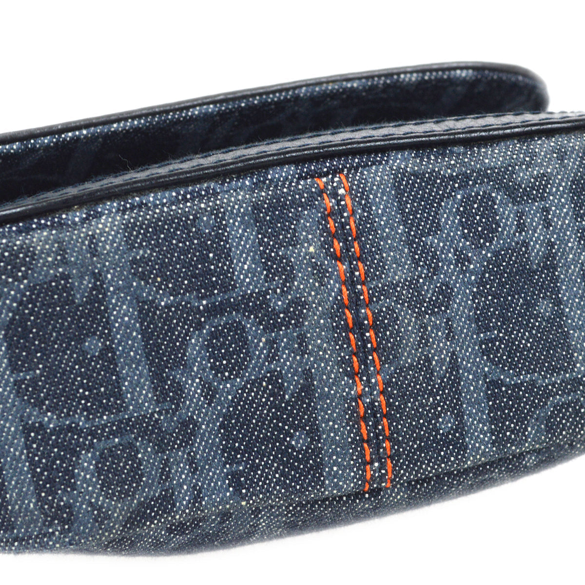 CHRISTIAN DIOR 2005 Flight Trotter Pouch Navy 77174