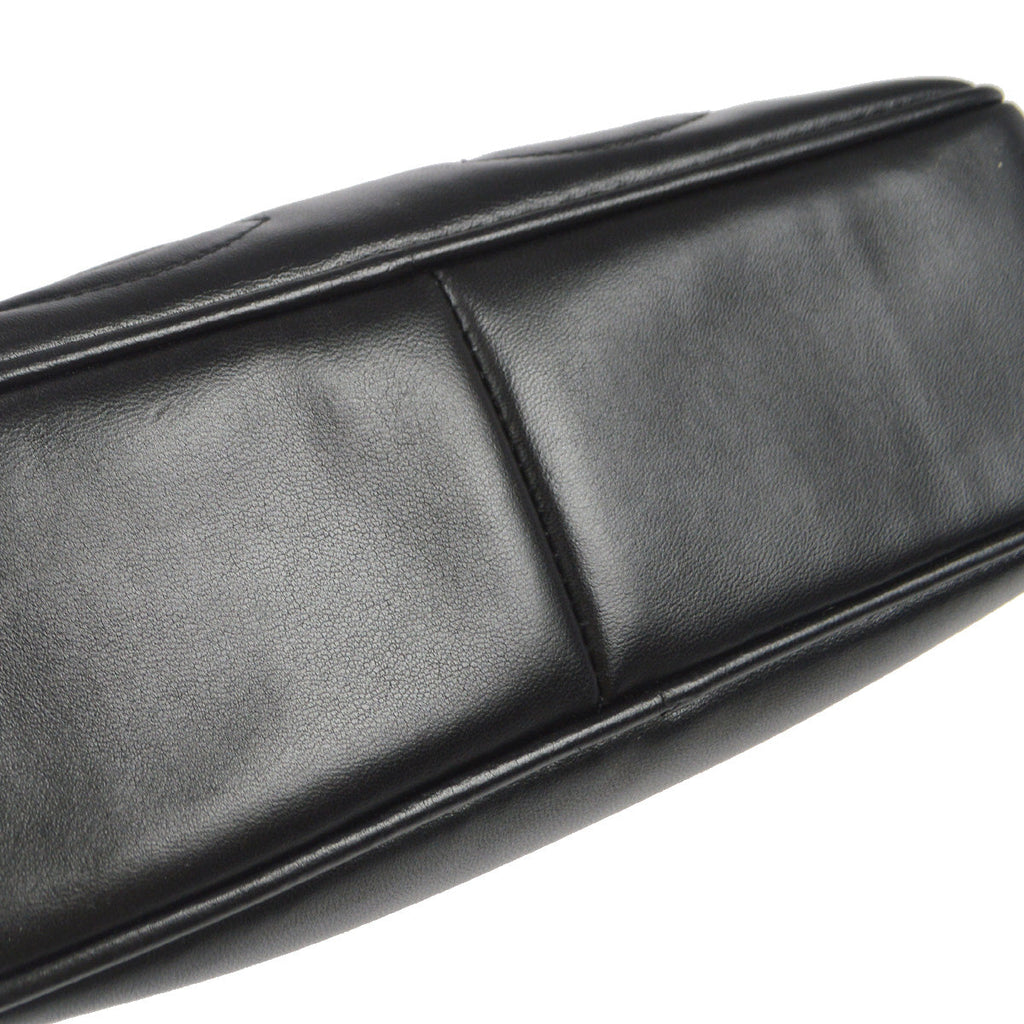 CHANEL 1994-1996 Triple CC Camera Bag Small Black Lambskin