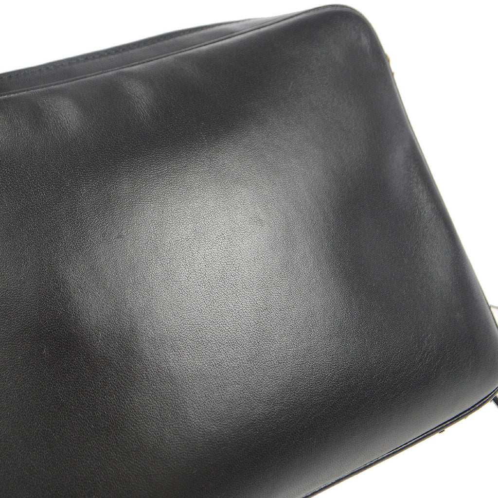 CHANEL 1994-1996 Triple CC Camera Bag Small Black Lambskin