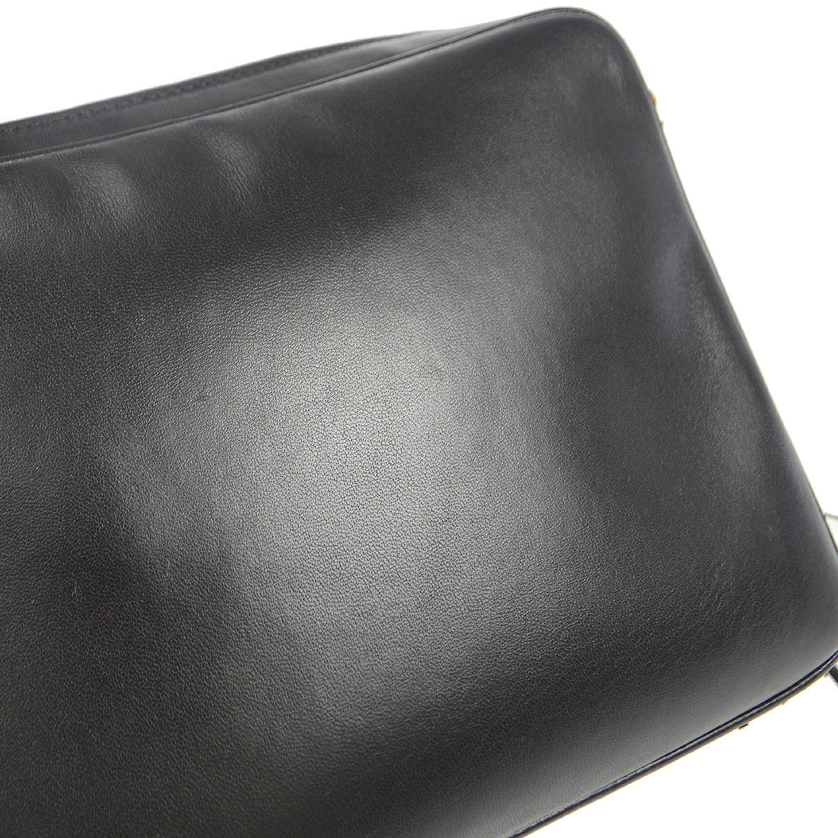 CHANEL 1994-1996 Triple CC Camera Bag Small Black Lambskin