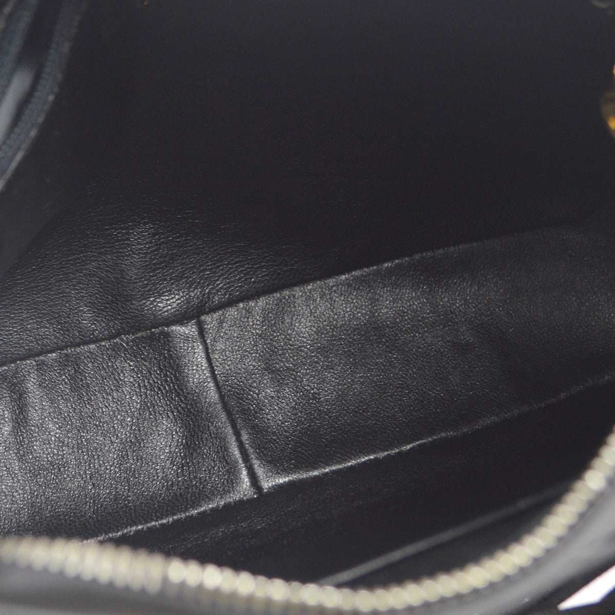 CHANEL 1994-1996 Triple CC Camera Bag Small Black Lambskin
