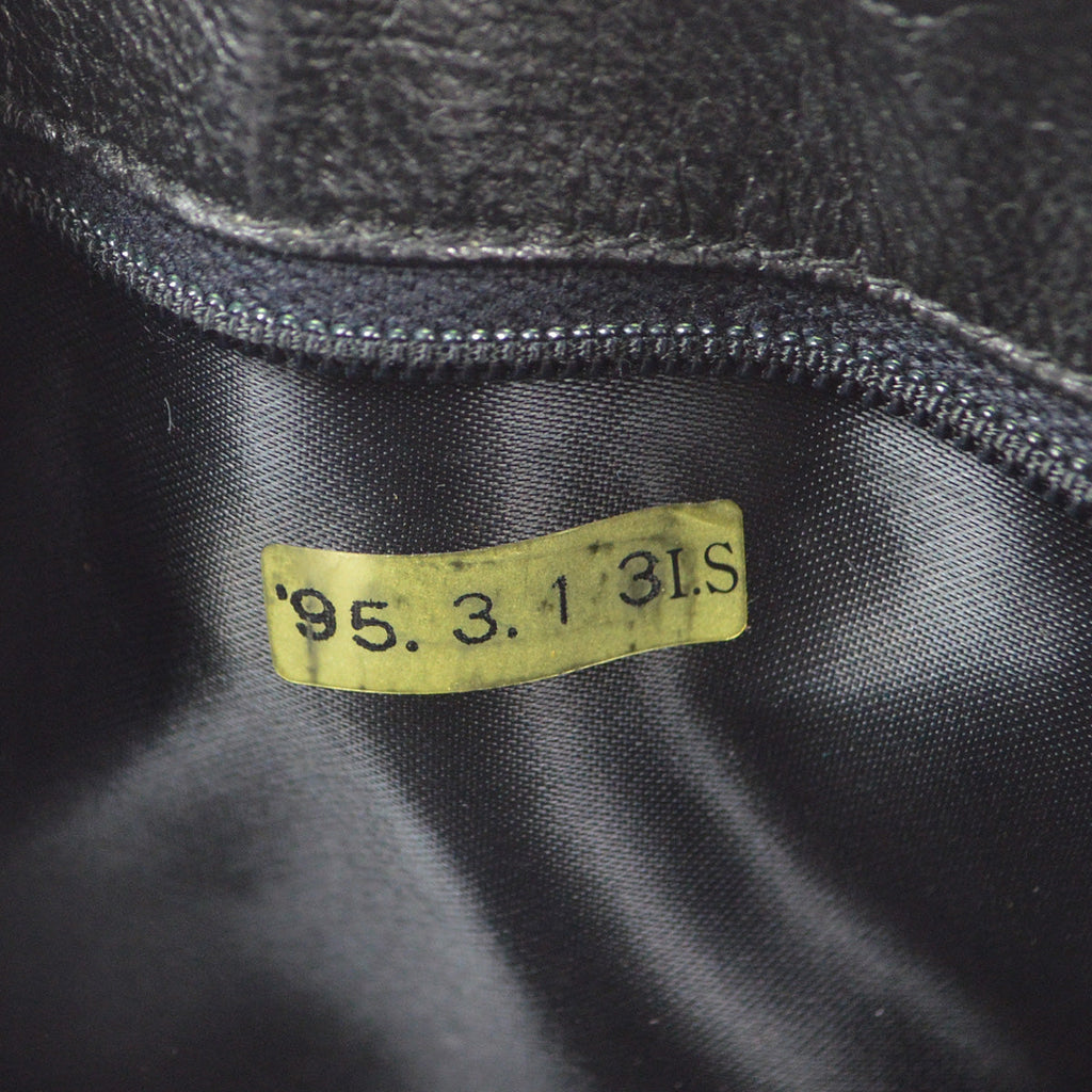 CHANEL 1994-1996 Triple CC Camera Bag Small Black Lambskin
