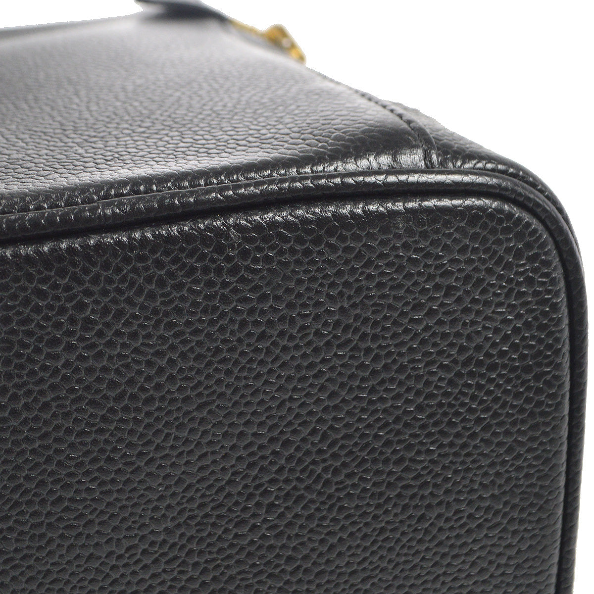 Chanel 2001-2003 Vanity Handbag Black Caviar