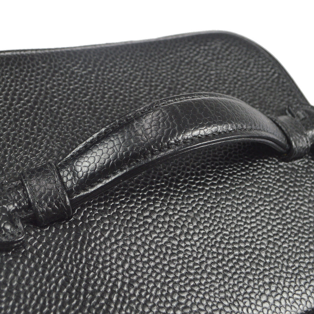 Chanel 2001-2003 Vanity Handbag Black Caviar