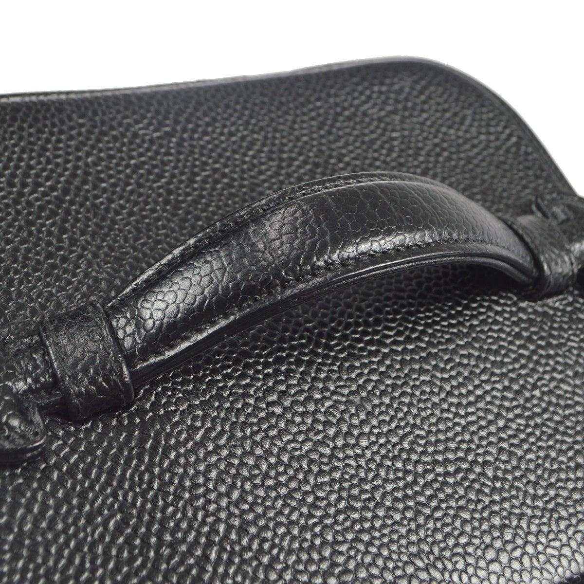 Chanel 2001-2003 Vanity Handbag Black Caviar