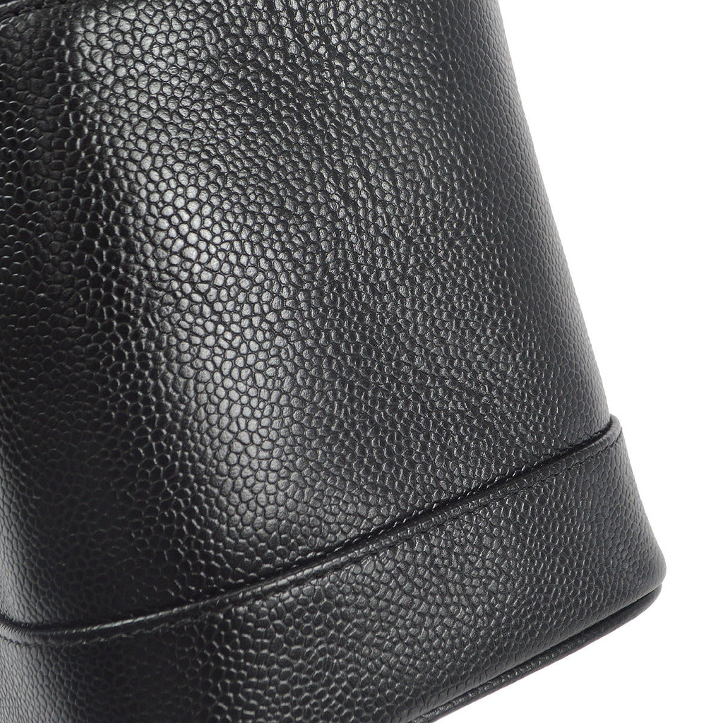 Chanel 2001-2003 Vanity Handbag Black Caviar