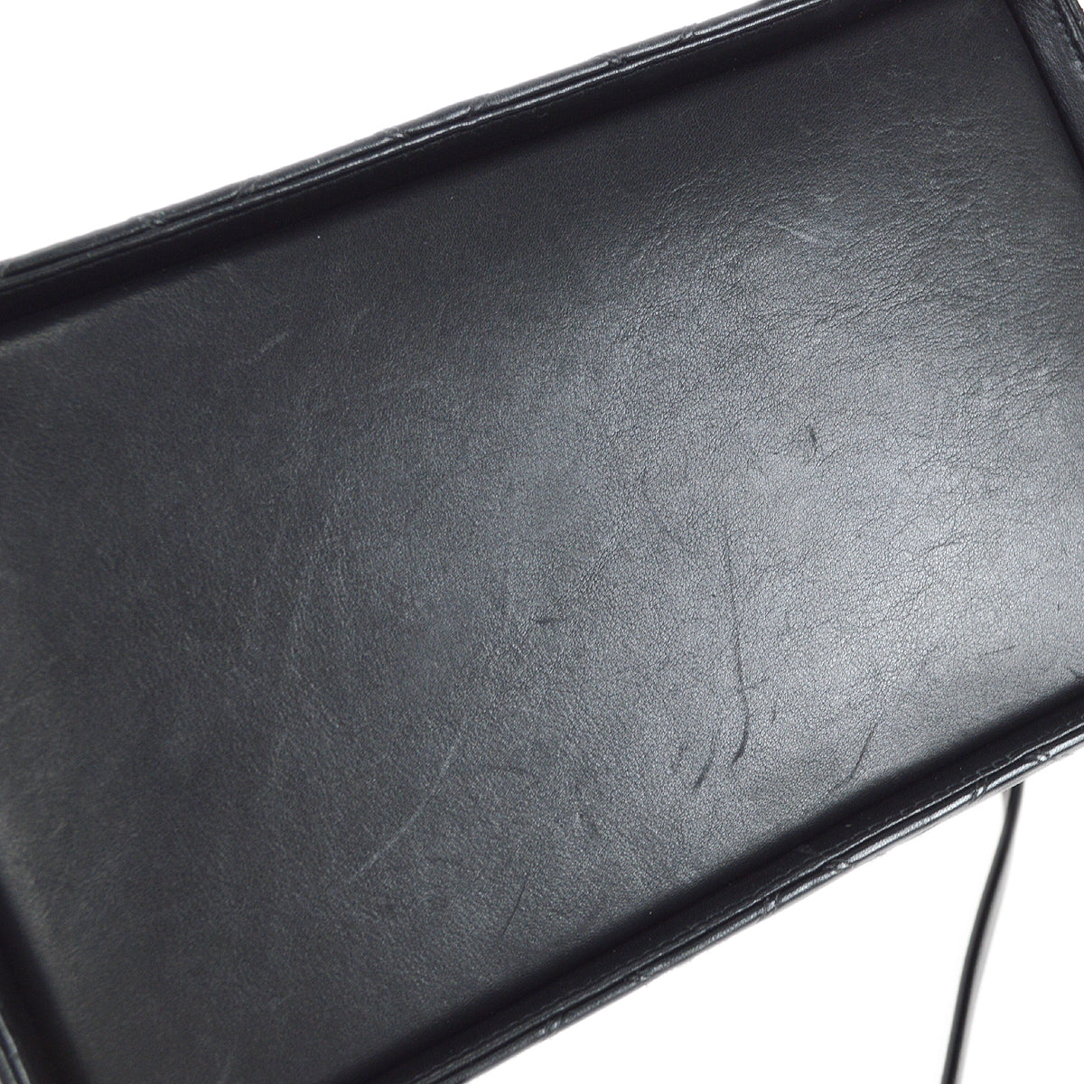 CHANEL 1994-19996 Cosmoline Vanity Handbag Black Lambskin