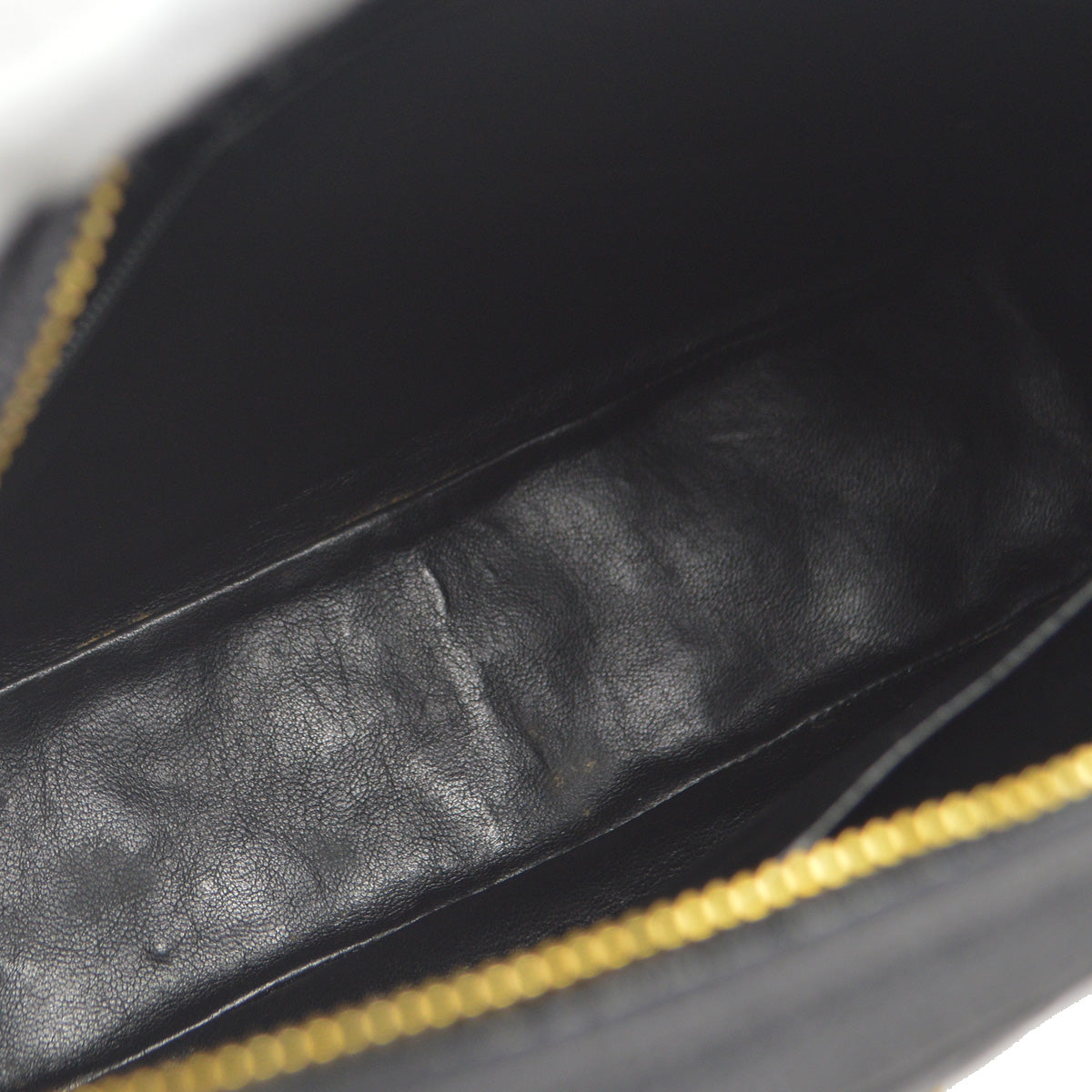 Chanel 1991-1994 Pocket Camera Bag Large Black Caviar