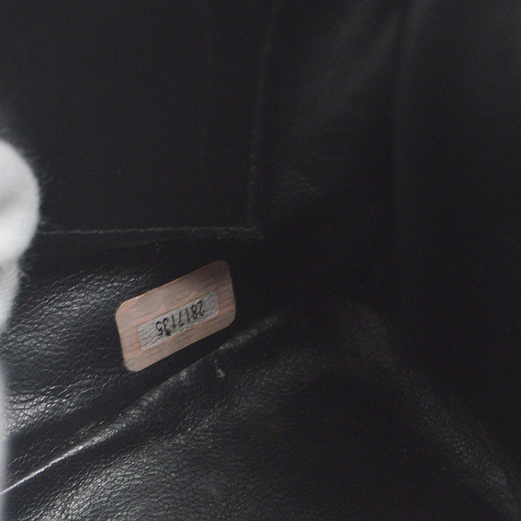 Chanel 1991-1994 Pocket Camera Bag Large Black Caviar