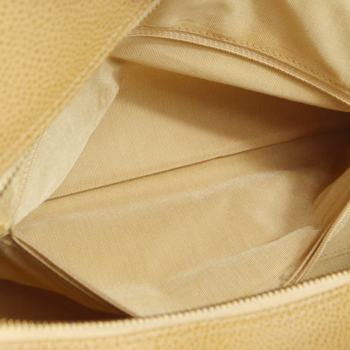 Chanel 2000-2001 Bowling Bag 37 Beige Caviar
