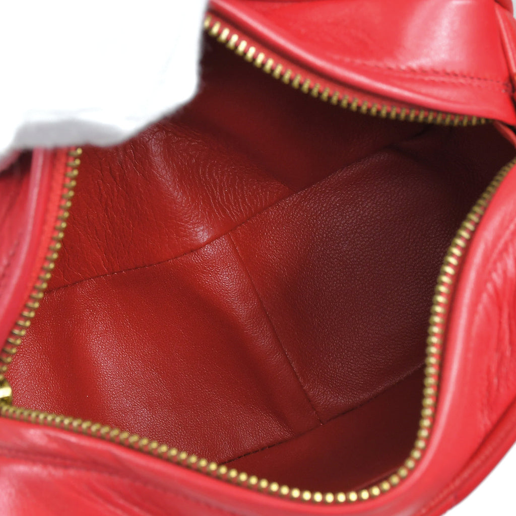 Chanel 1986-1988 Camera Bag Mini Red Lambskin