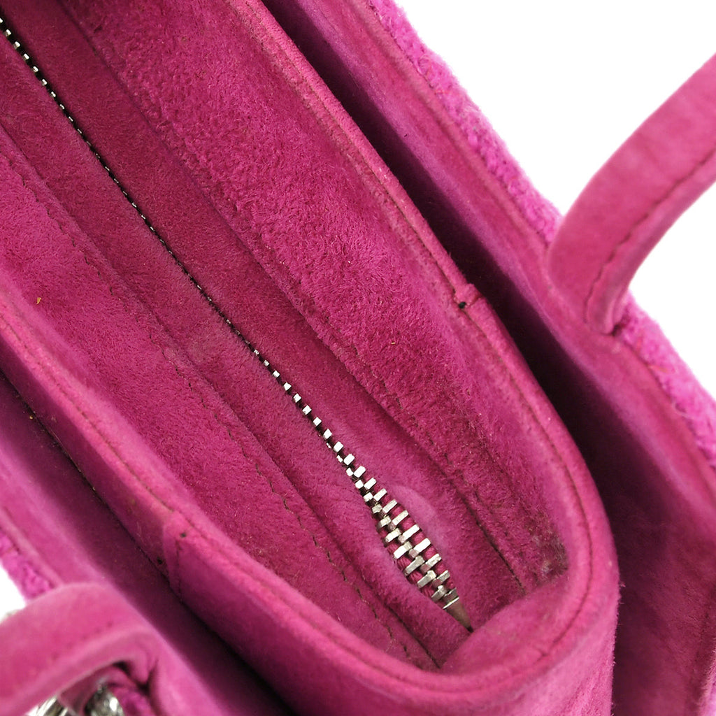 CHRISTIAN DIOR 1998 Cannage Handbag Pink 97627