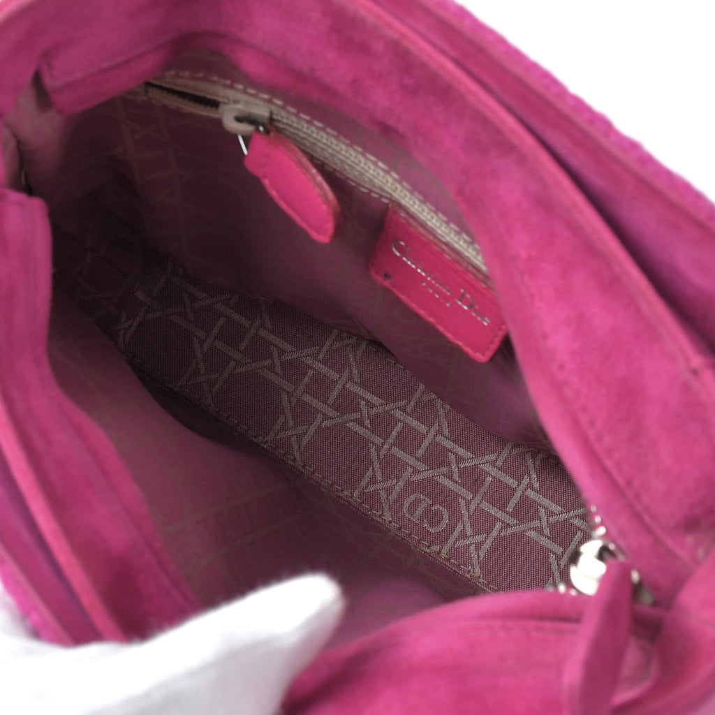 CHRISTIAN DIOR 1998 Cannage Handbag Pink 97627