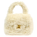 Chanel * 1994 Classic Flap Handbag Mini White Fur