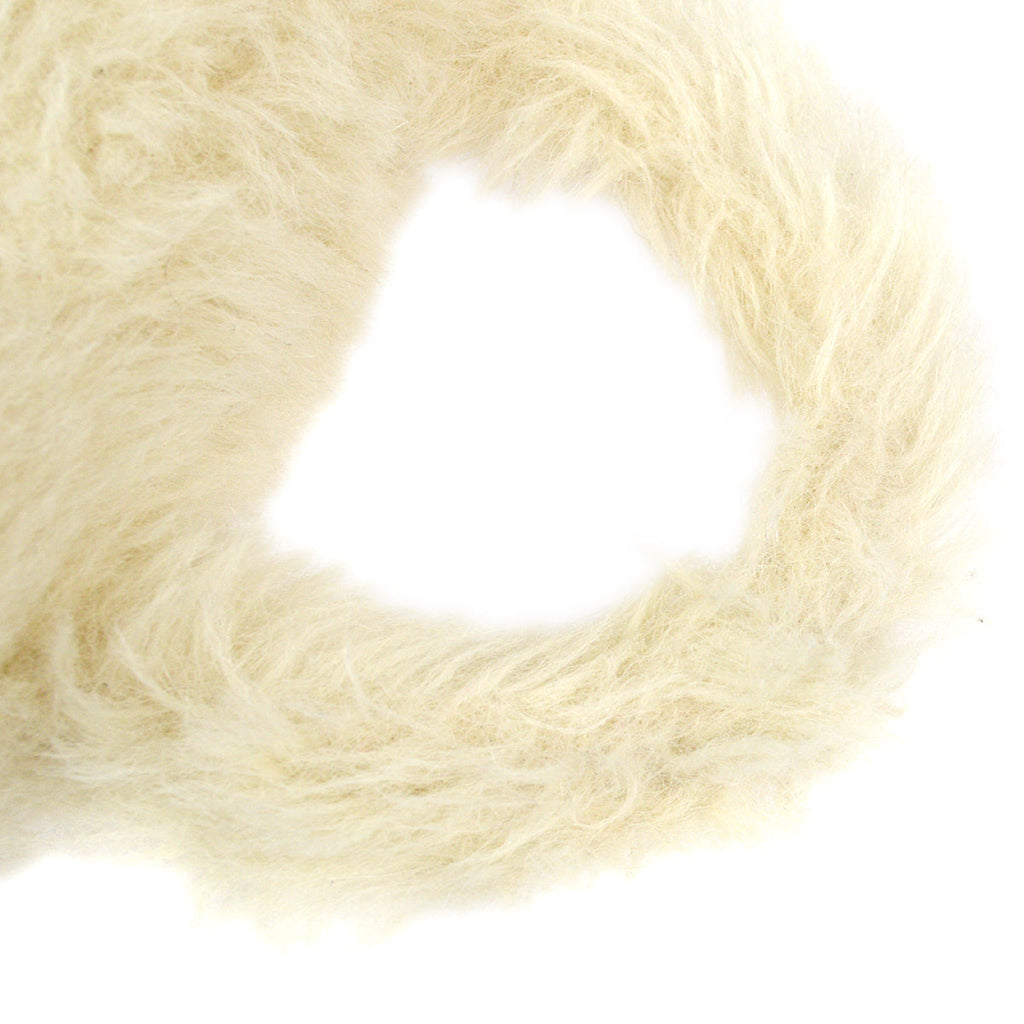 Chanel * 1994 Classic Flap Handbag Mini White Fur