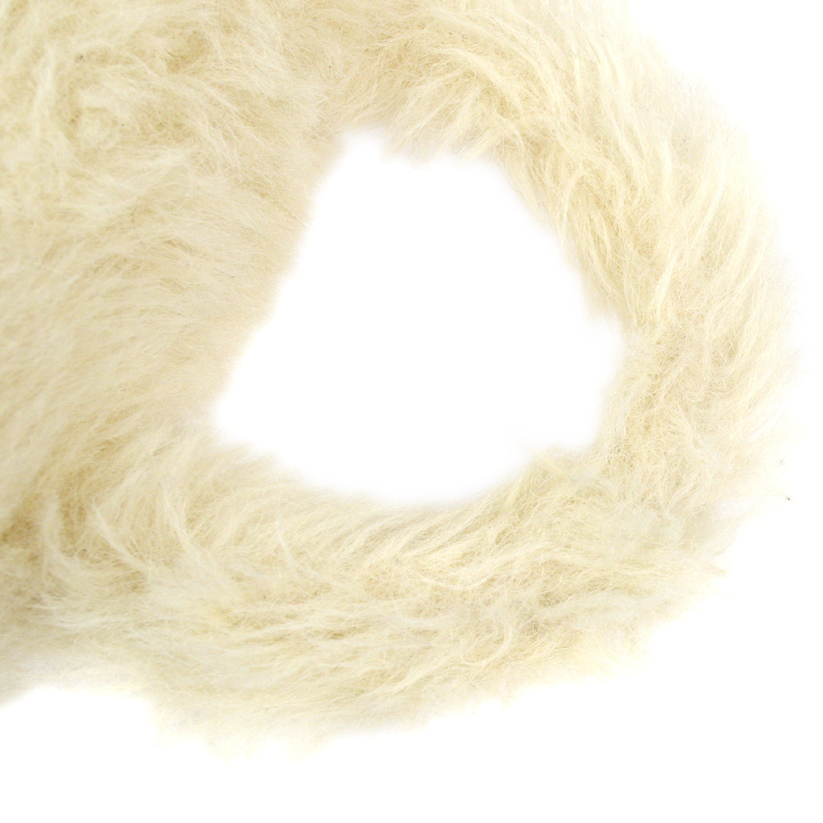 Chanel * 1994 Classic Flap Handbag Mini White Fur