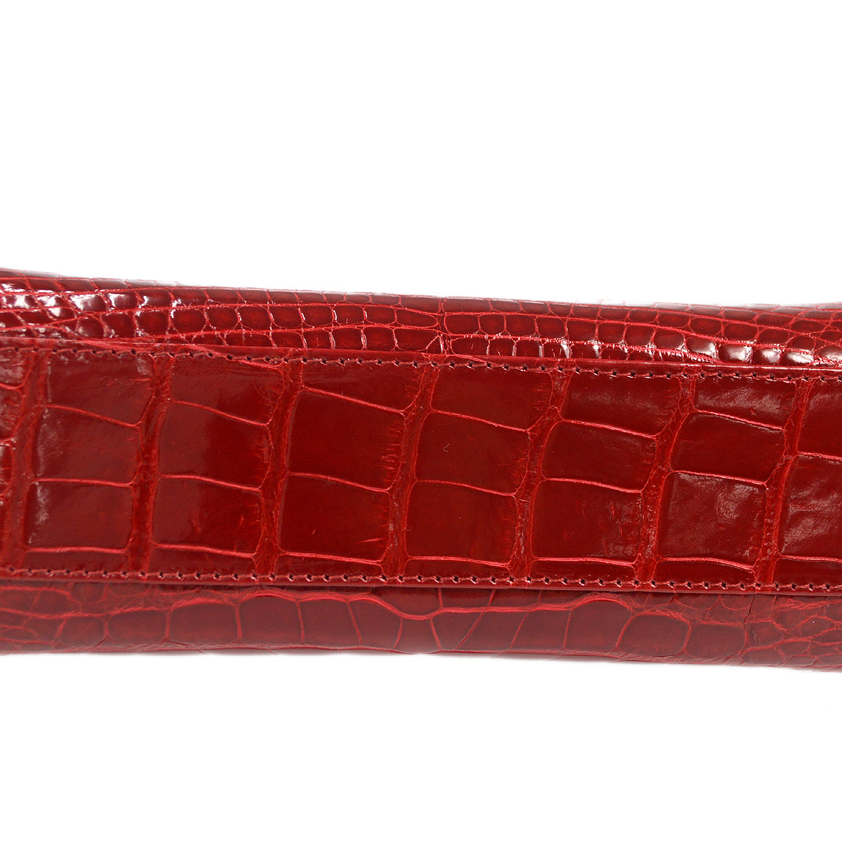 CHANEL * 1997-1999 Handbag Crocodile Red