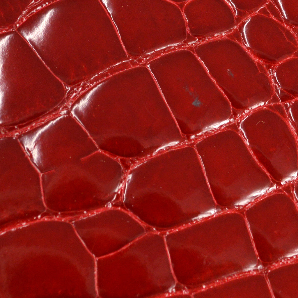 CHANEL * 1997-1999 Handbag Crocodile Red