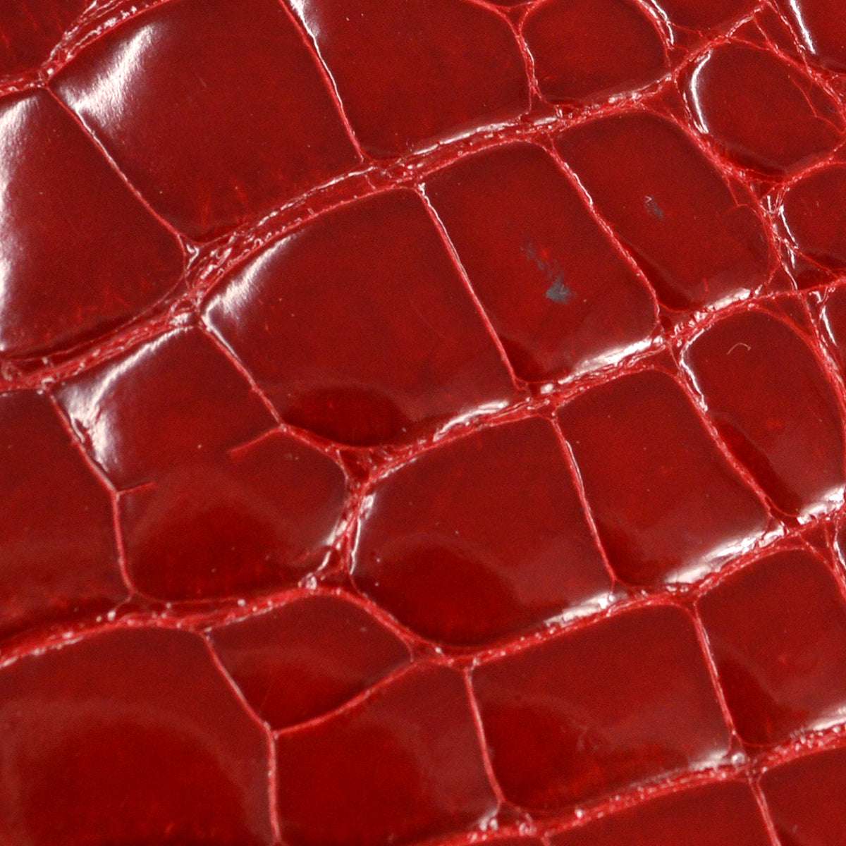 CHANEL * 1997-1999 Handbag Crocodile Red