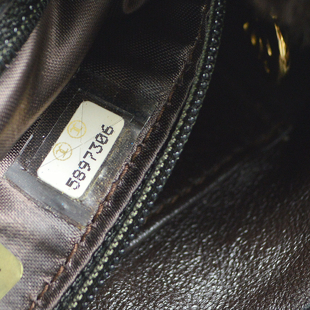 Chanel 1997-1999 Bucket Bag Brown Rabbit Fur
