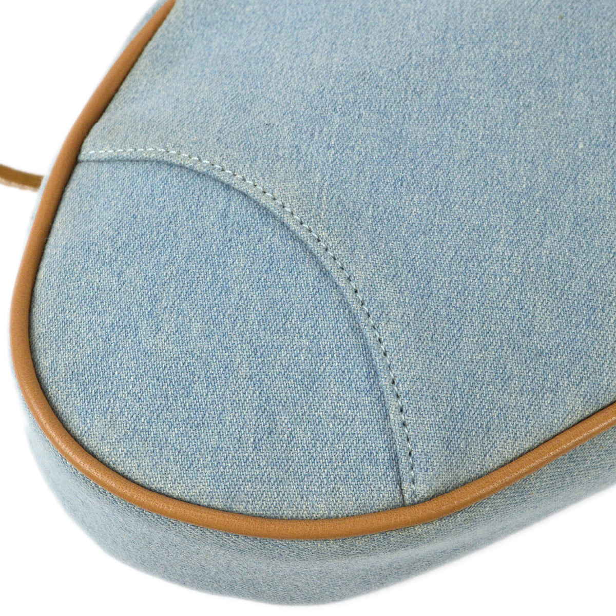 CHRISTIAN DIOR 2001 Saddle Bag Mini Denim 67991