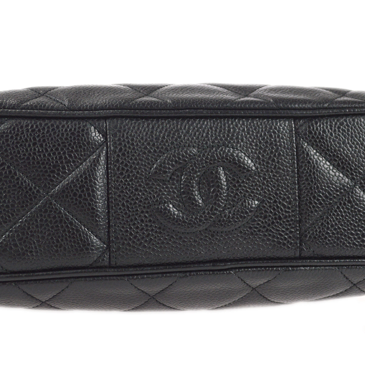 Chanel 1996-1997 Camera Bag Large Black Caviar