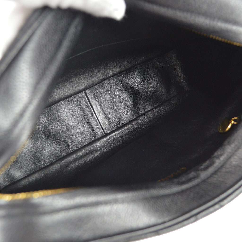 Chanel 1996-1997 Camera Bag Large Black Caviar