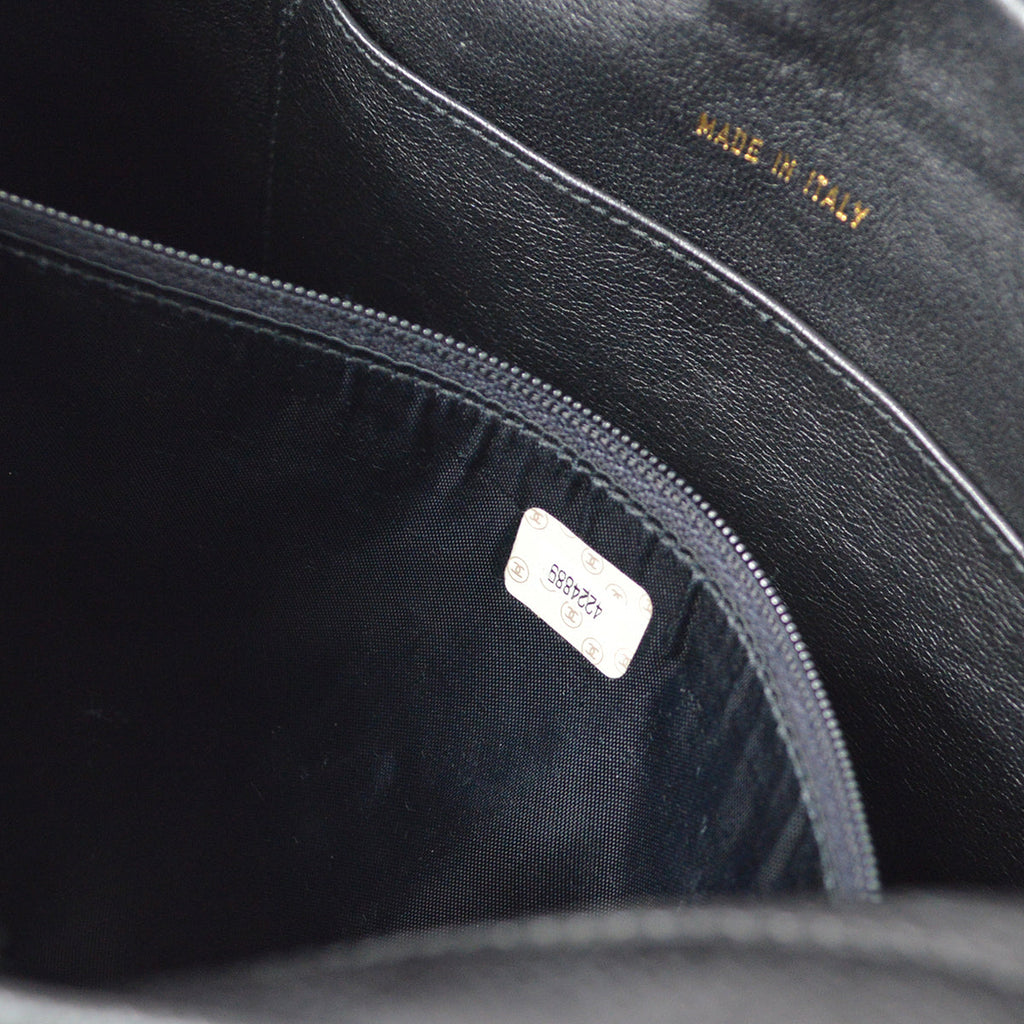 Chanel 1996-1997 Camera Bag Large Black Caviar