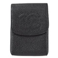 Chanel Cigarette Case Pouch Bag Caviar Black