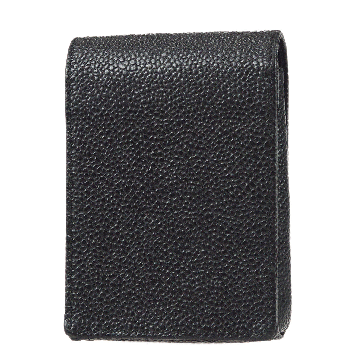 Chanel Cigarette Case Pouch Bag Caviar Black