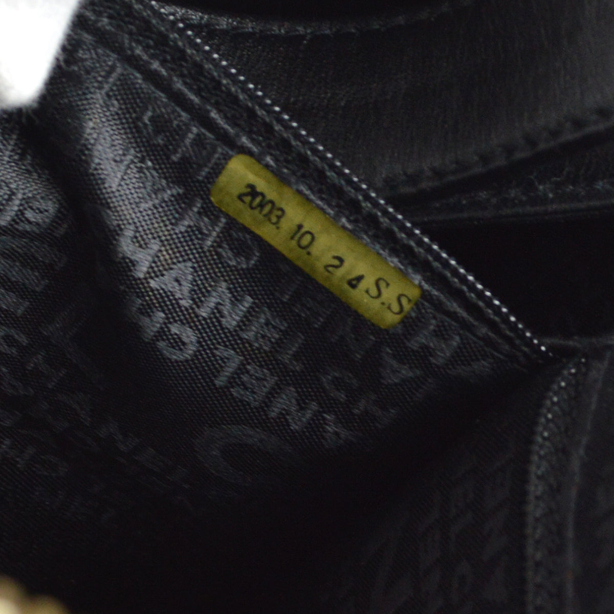 Chanel Choco Bar Shoulder Bag Black Lambskin