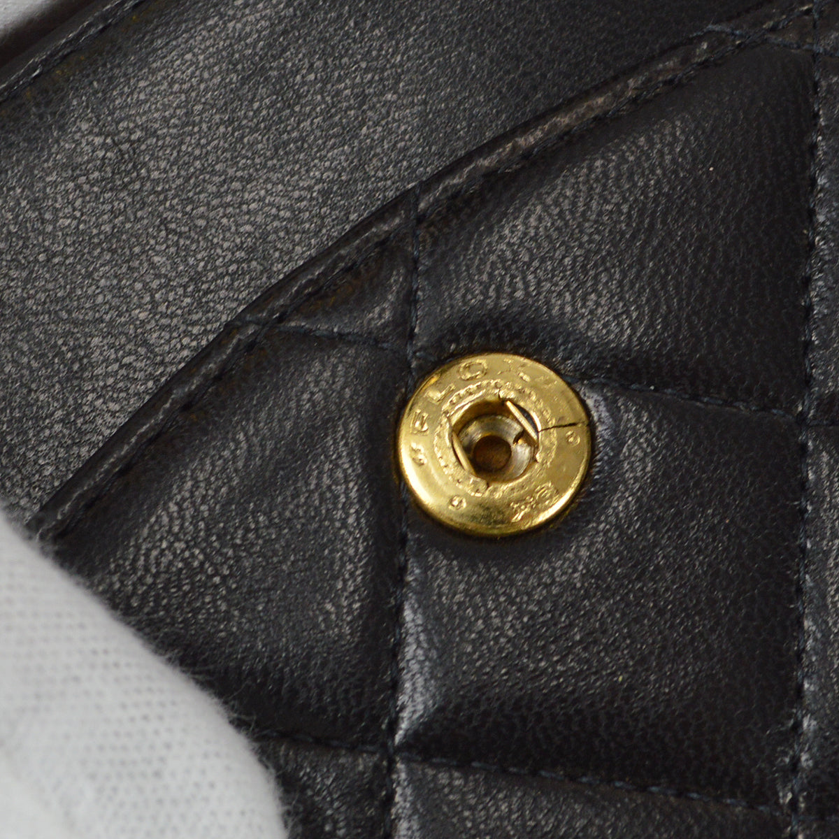 Chanel Classic Double Medium Shoulder Bag Black Lambskin