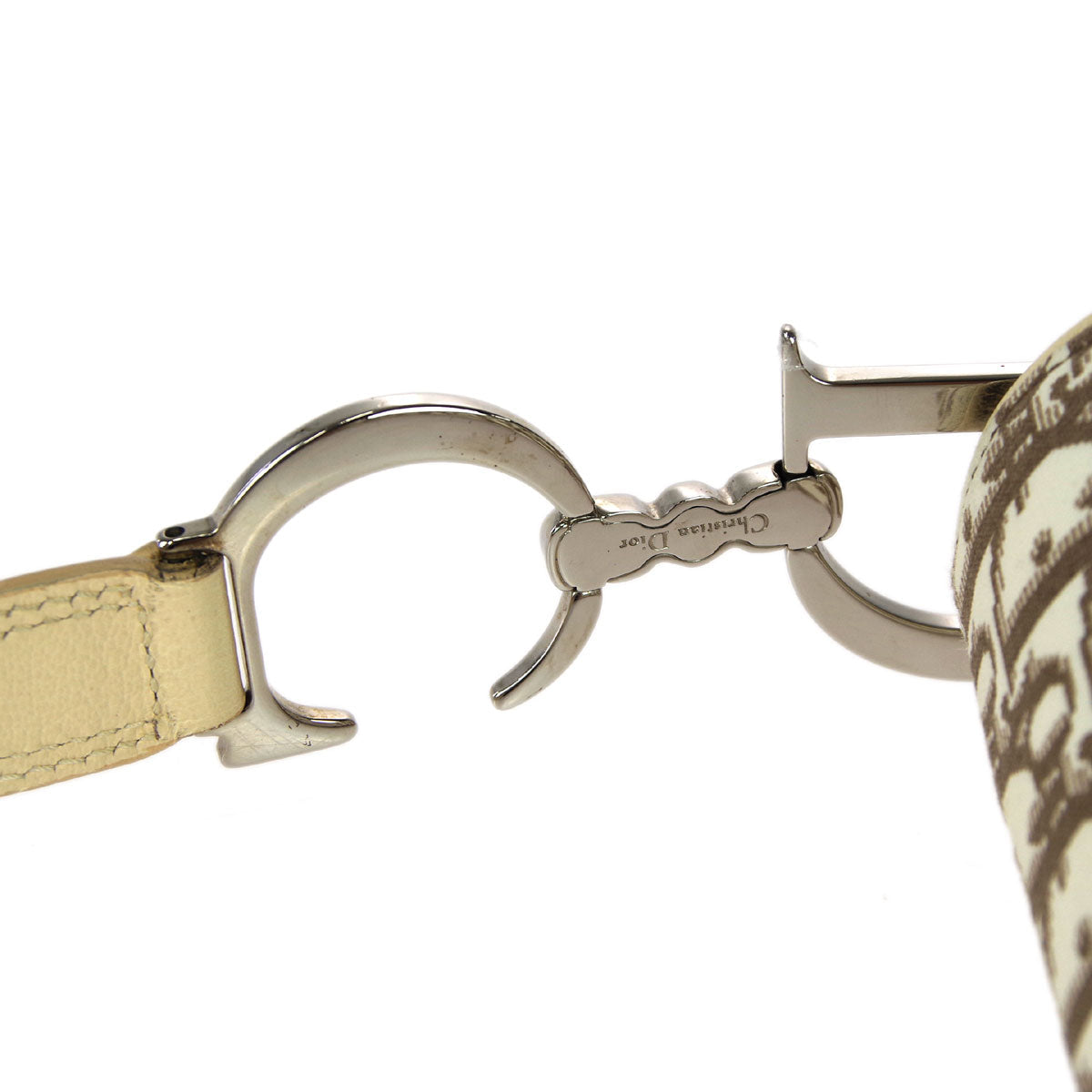 CHRISTIAN DIOR 2005 Floral Embroidered Trotter Saddle Bag 78432