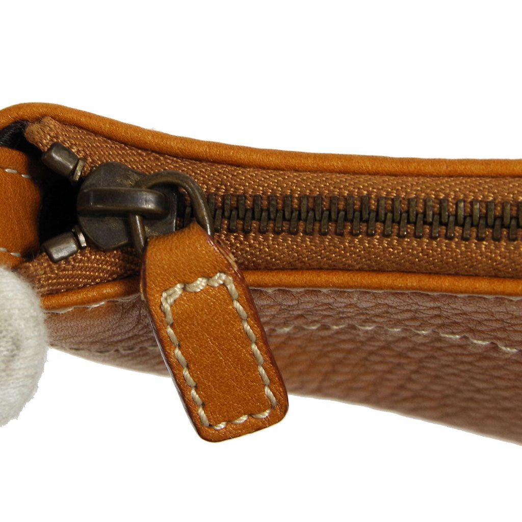 CHRISTIAN DIOR Saddle Coin Wallet Bag Brown 78752