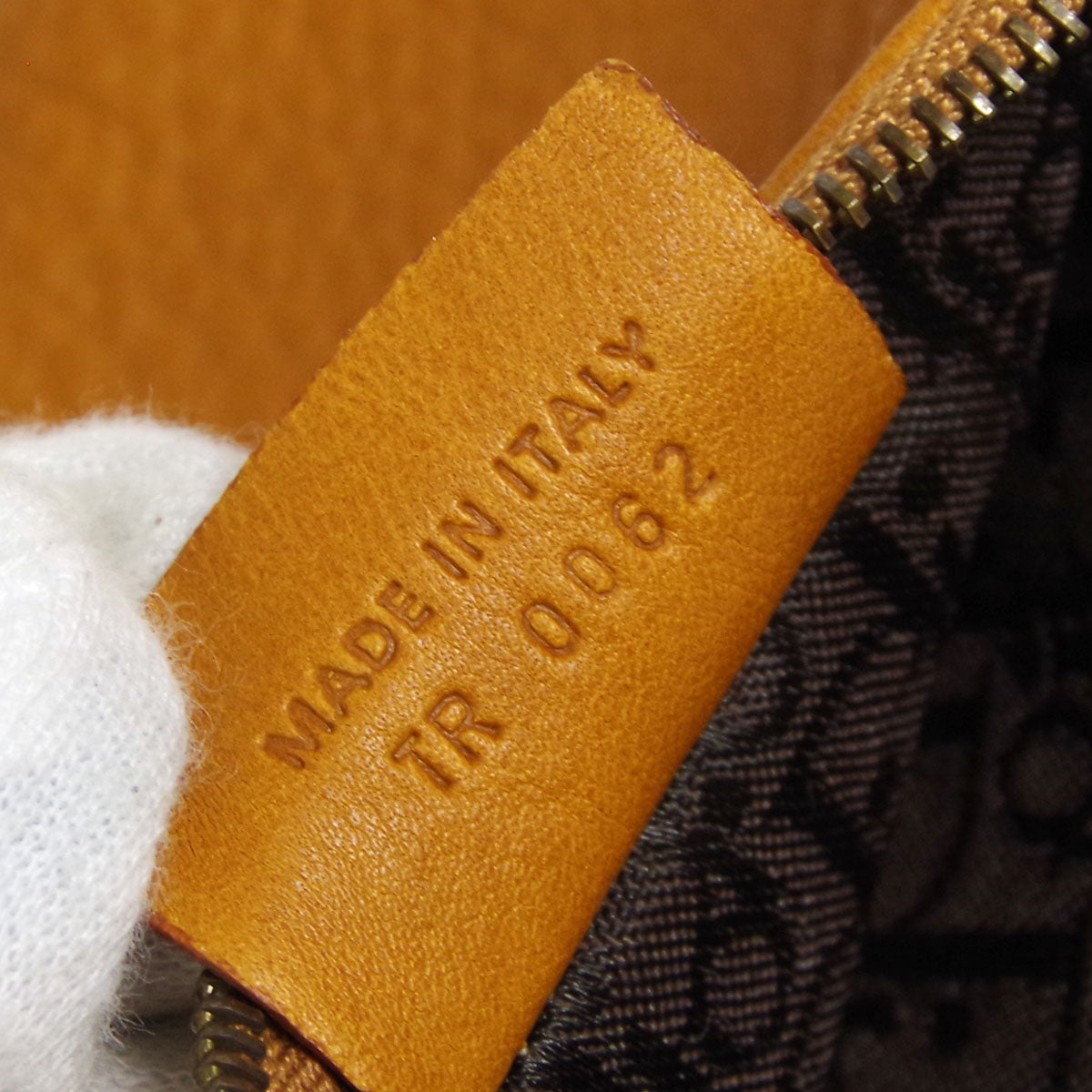 CHRISTIAN DIOR Saddle Coin Wallet Bag Brown 78752