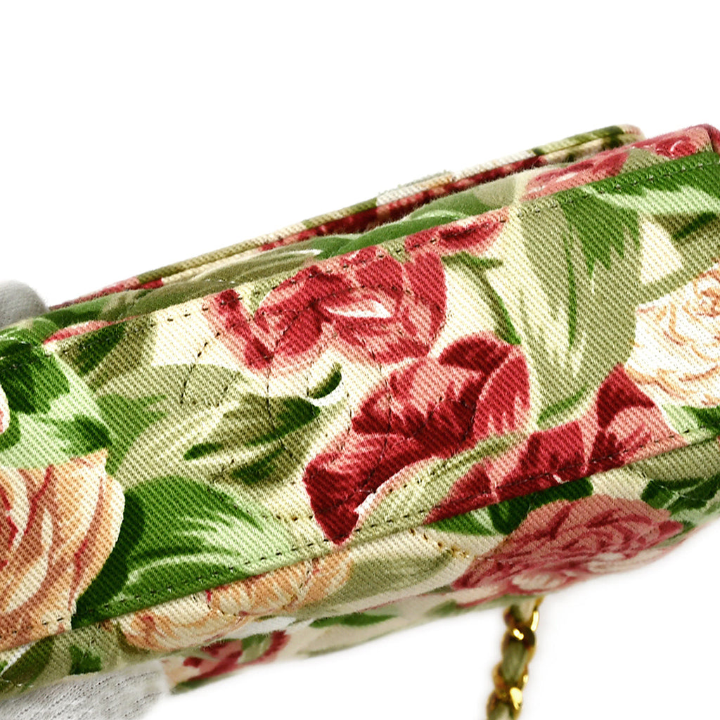Chanel Camellia Single Chain Shoulder Bag Multicolor