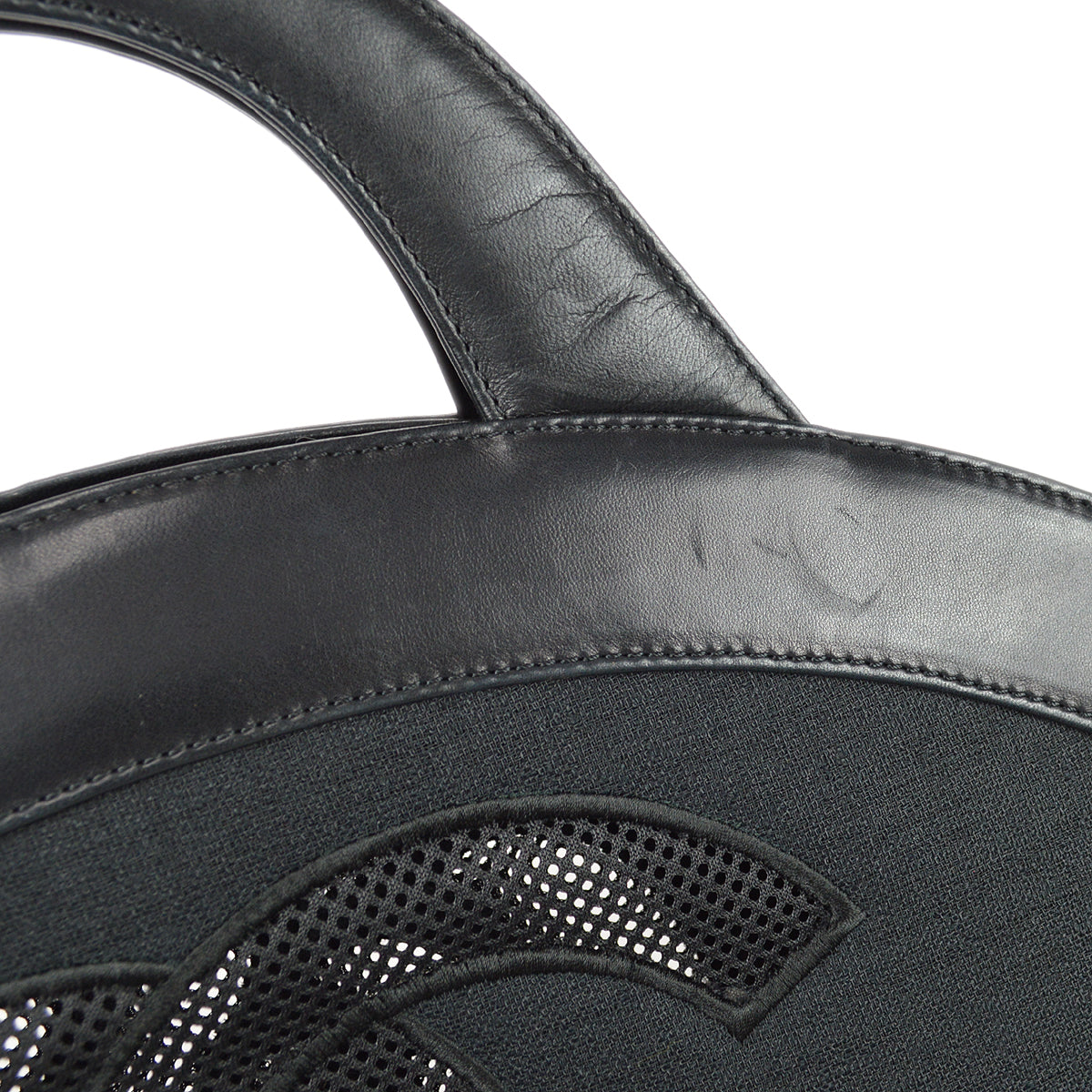 Chanel 2001-2003 Camellia Handbag Black