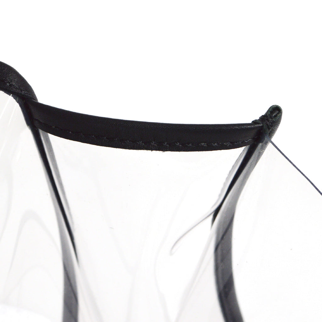 Chanel Double Chain Shoulder Bag Clear Vinyl