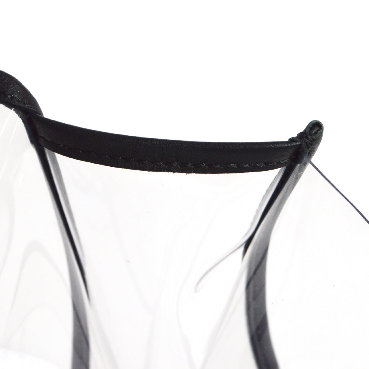 Chanel Double Chain Shoulder Bag Clear Vinyl