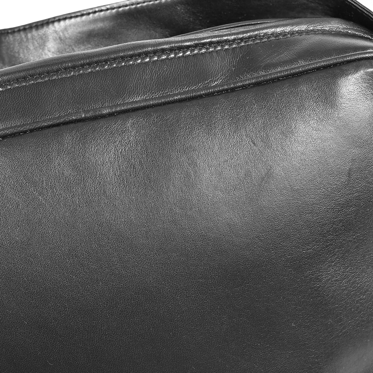 Chanel 1994-1996 Triple CC Camera Bag Large Black Lambskin
