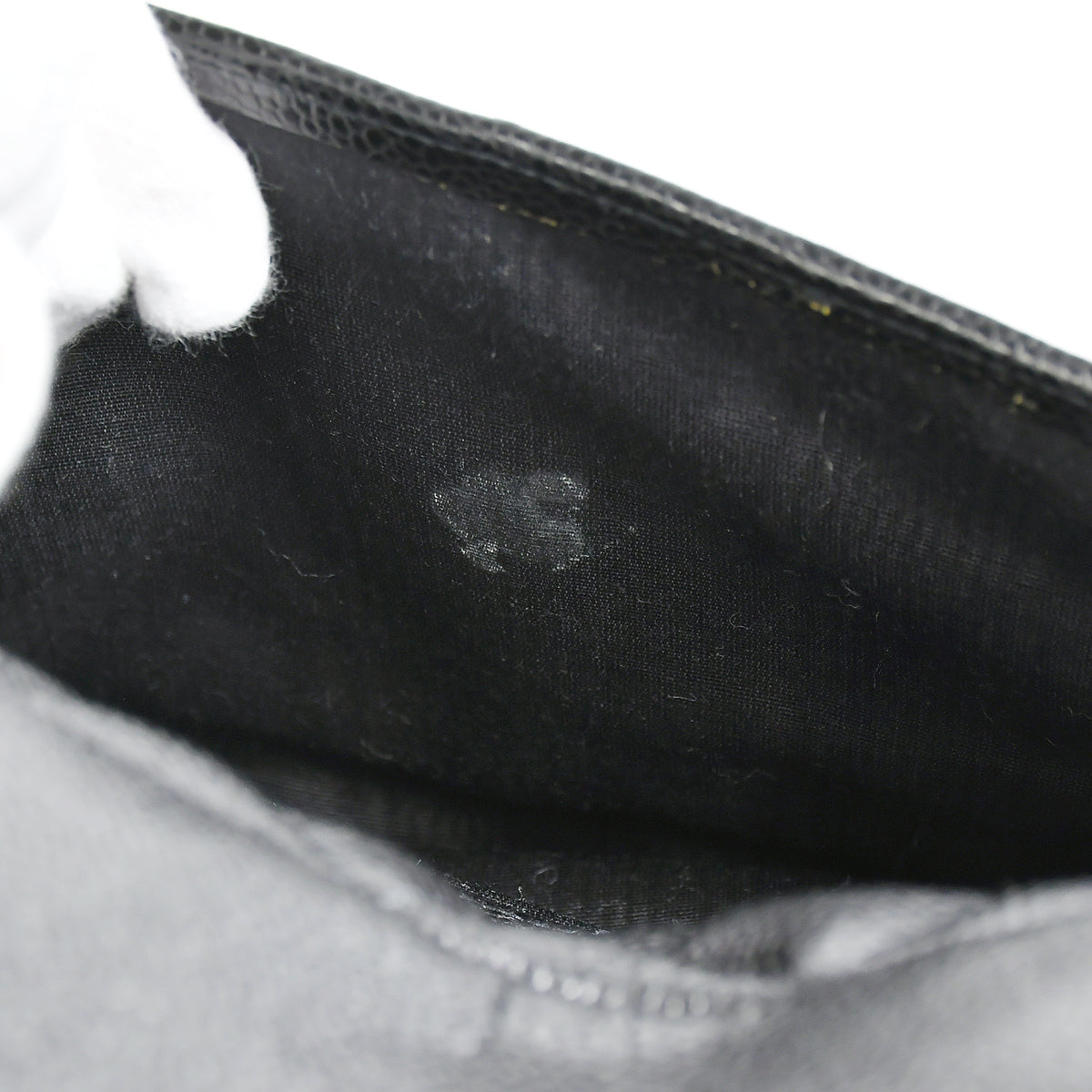 Chanel 1991-1994 Pocket Camera Bag Large Black Caviar