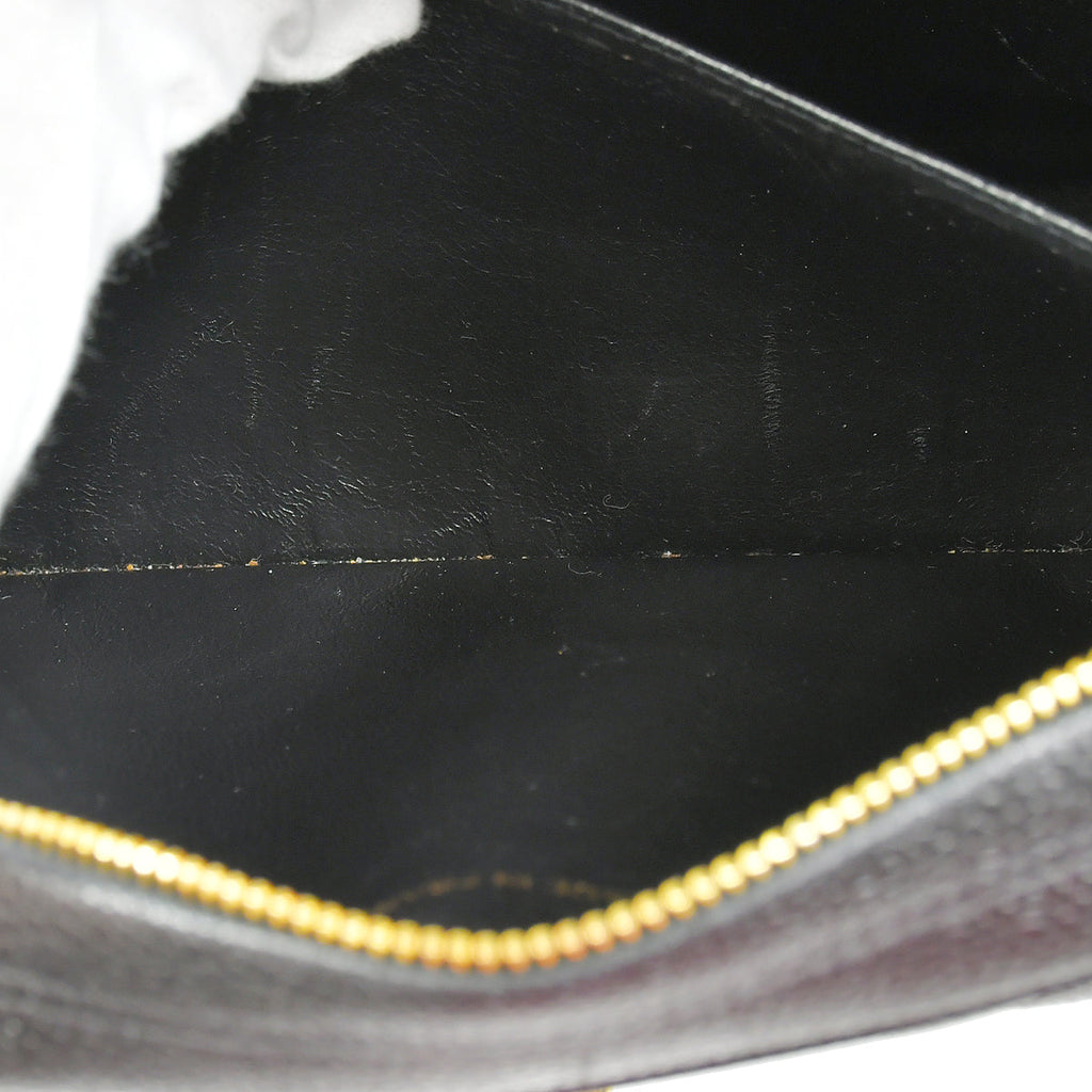 Chanel 1991-1994 Pocket Camera Bag Large Black Caviar
