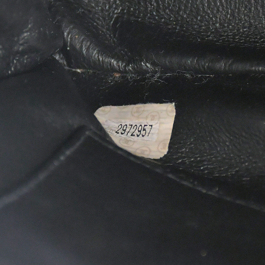 Chanel 1991-1994 Pocket Camera Bag Large Black Caviar