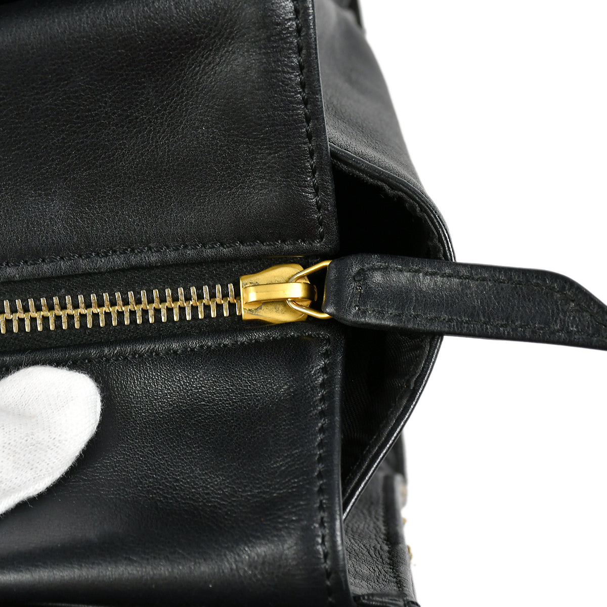 Chanel 2004-2005 Wild Stitch Handbag Black Calfskin