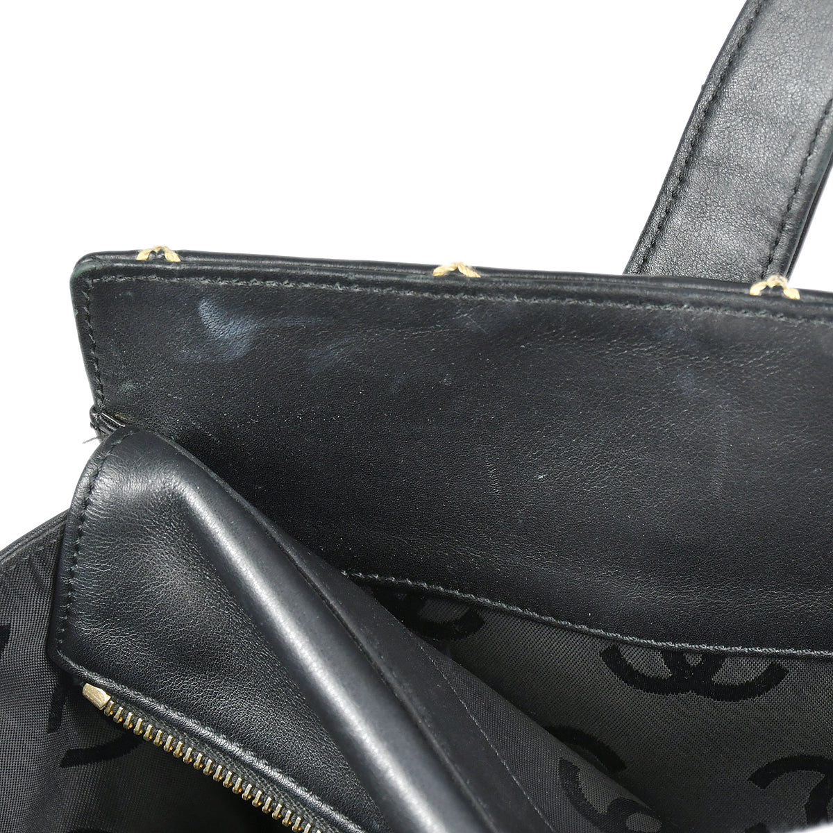 Chanel 2004-2005 Wild Stitch Handbag Black Calfskin